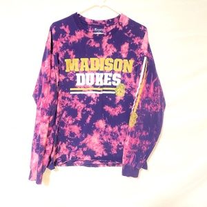 JMU custom dyed tshirt